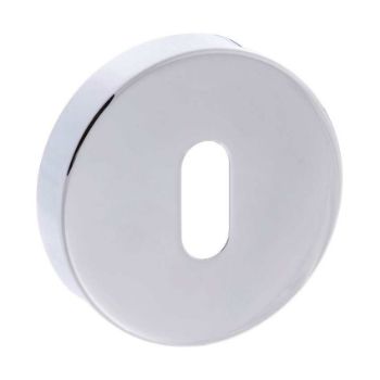 Forme Round Key Escutcheon in Polished Chrome Forme Round Key Escutcheon in Polished Chrome