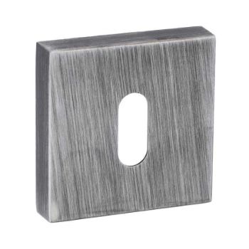 Forme Square Key Escutcheon in Urban Graphite Forme Square Key Escutcheon in Urban Graphite