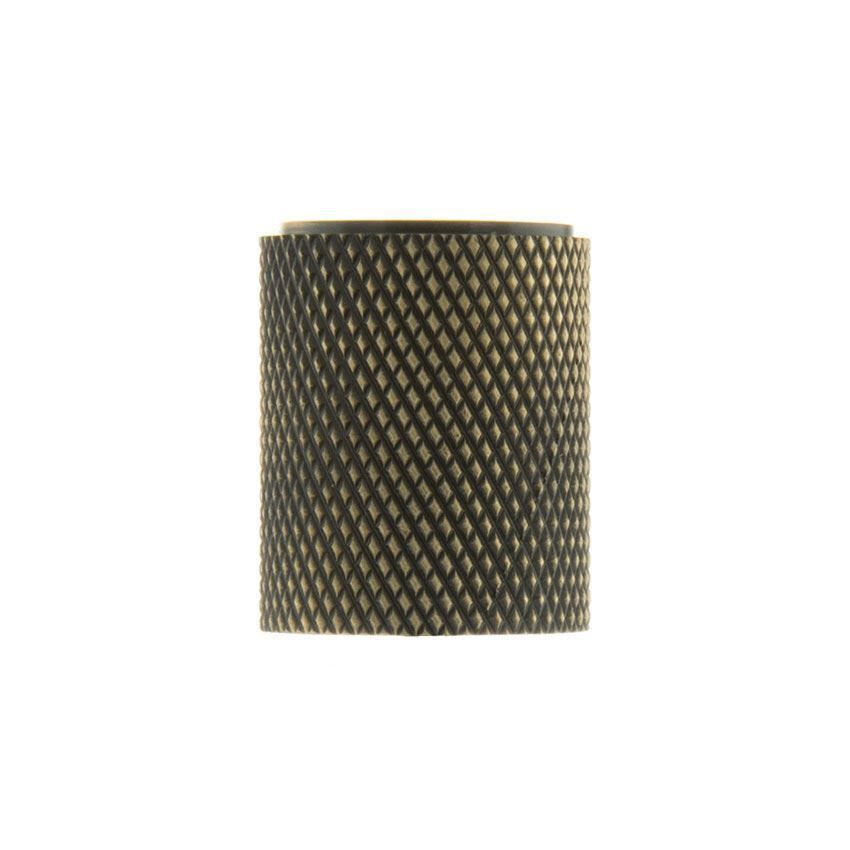 Watson Knurled Cylinder Cabinet Knob - MHCK1820AB 