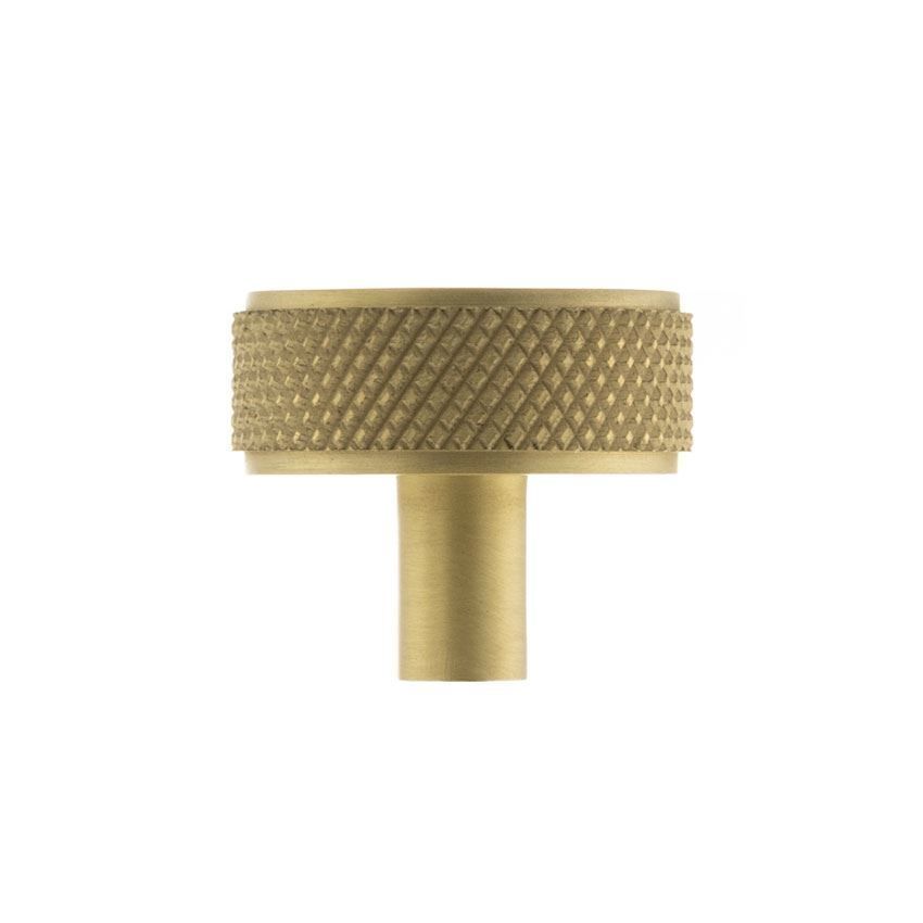 Hargreaves Disc Knurled Cabinet Knob - MHCK1935SB