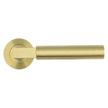 Rosso Tecnica Garda Lever in PVD Satin Brass Finish - RT050PVDSB 