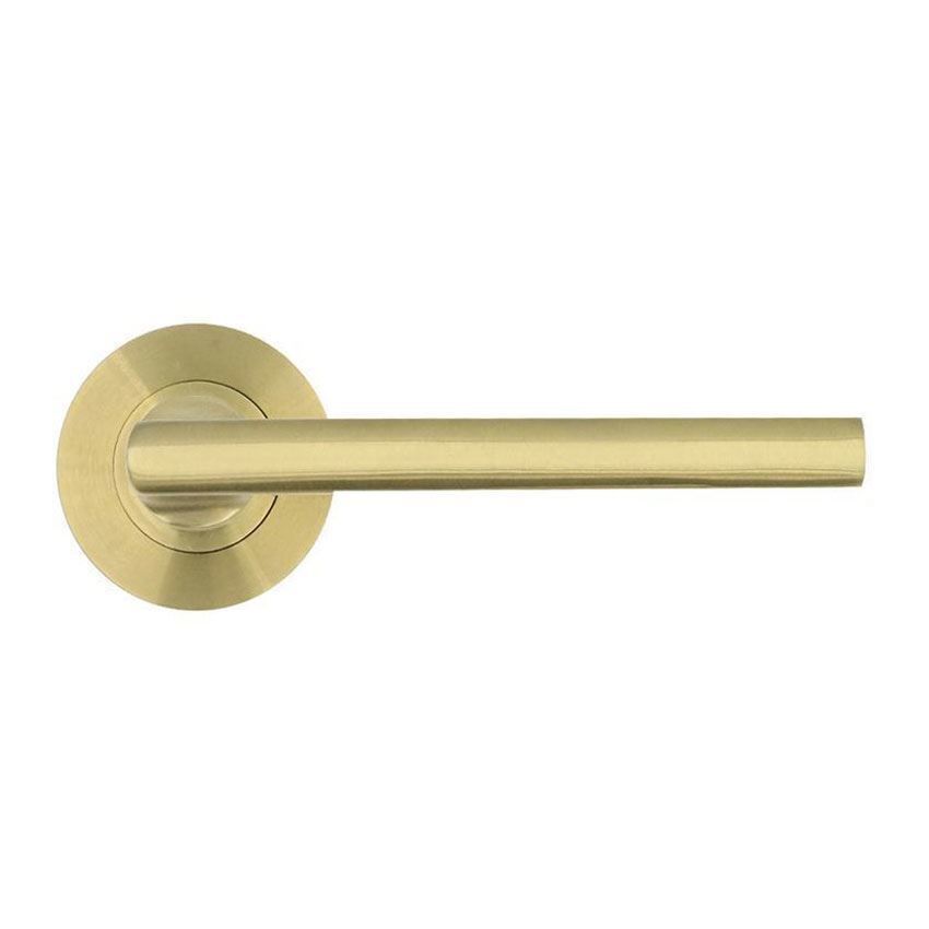Rosso Tecnica Varese Lever in PVD Satin Brass Finish - RT040PVDSB 