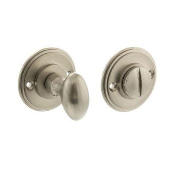 Millhouse Brass Oval Turn and Release on a Round Rose - MHOWCSN Millhouse Brass Oval Turn and Release on a Round Rose - MHOWCSN