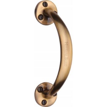 Heritage Brass Curved Door Pull Handle in Antique Brass - V1140-AT Heritage Brass Curved Door Pull Handle in Antique Brass - V1140-AT