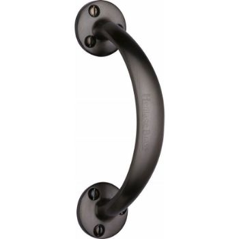 Heritage Brass Curved Door Pull Handle in Matt Bronze - V1140-MB  Heritage Brass Curved Door Pull Handle in Matt Bronze - V1140-MB