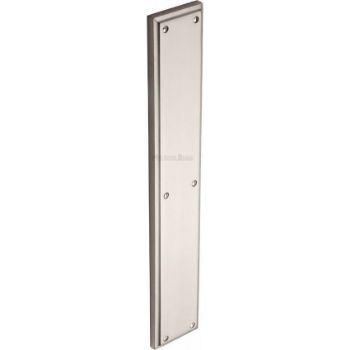 Heritage Brass Fingerplate in Satin Nickel - V1166-SN Heritage Brass Fingerplate in Satin Nickel - V1166-SN