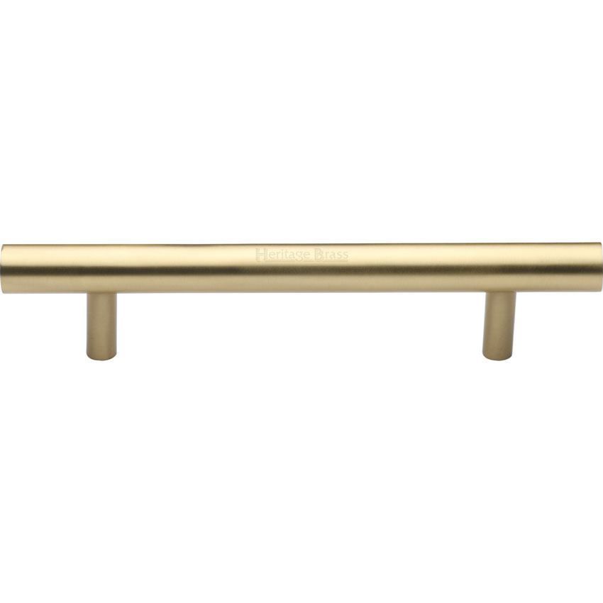 Heritage Brass Bar Door Pull Handle in Satin Brass - V1361-SB