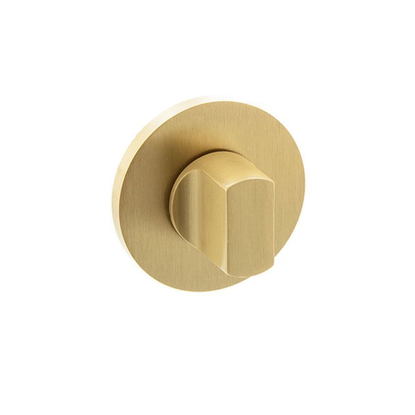 Millhouse Brass WC Turn and Release on a Slimline Round Rose - MHSRWCSB