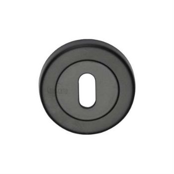 Sorrento Keyhole Escutcheon in matt powder coat black - SC-0191-BLK  Sorrento Keyhole Escutcheon in matt powder coat black - SC-0191-BLK