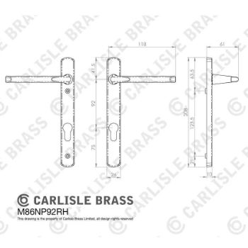 Straight PVC Handle - M86NP92