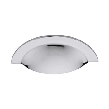 Crescent Drawer Cup Pull in Polished Chrome - C1730-PC Crescent Drawer Cup Pull in Polished Chrome - C1730-PC