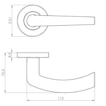 Dos Door Handle - SZC020CP