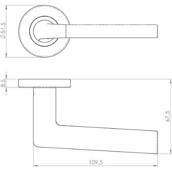 Uno Door Handle - SZC010CP