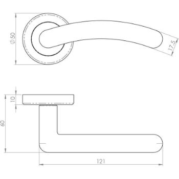 Noxia Door Handle - ZIN3003PC