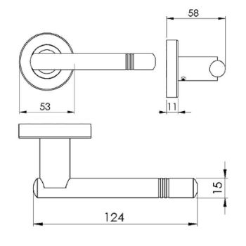 Alicia Door Handle - V2100AT