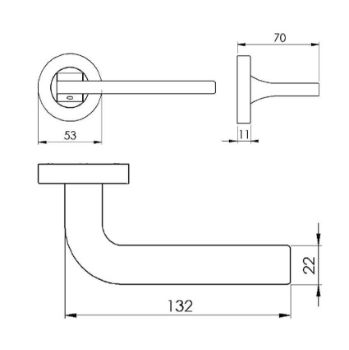 Bellagio Door Handle - V2015-MB