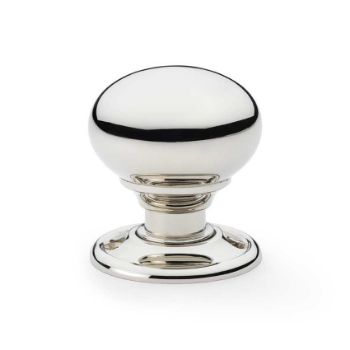 Alexander and Wilks Polished Nickel Kershaw Door Knob - AW300PN Alexander and Wilks Polished Nickel Kershaw Door Knob - AW300PN