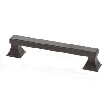 Alexander and Wilks Jesper Square Cabinet Pull Handle - Dark Graphite Grey - AW813-BLPVD