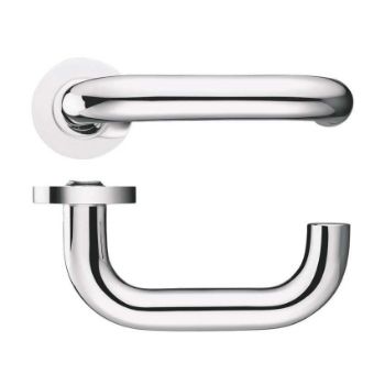 Safety Door Handle on Rose 19mm - FB030CP
