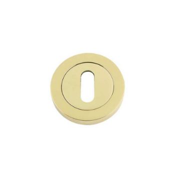 Fulton and Bray Standard Key Profile Escutcheon - FB002PVD  Fulton and Bray Standard Key Profile Escutcheon - FB002PVD