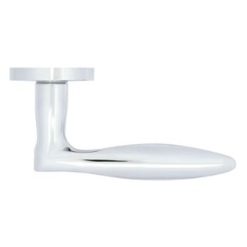 Cadiz Lever on a Rose in Polished Chrome - ZPA060-CP