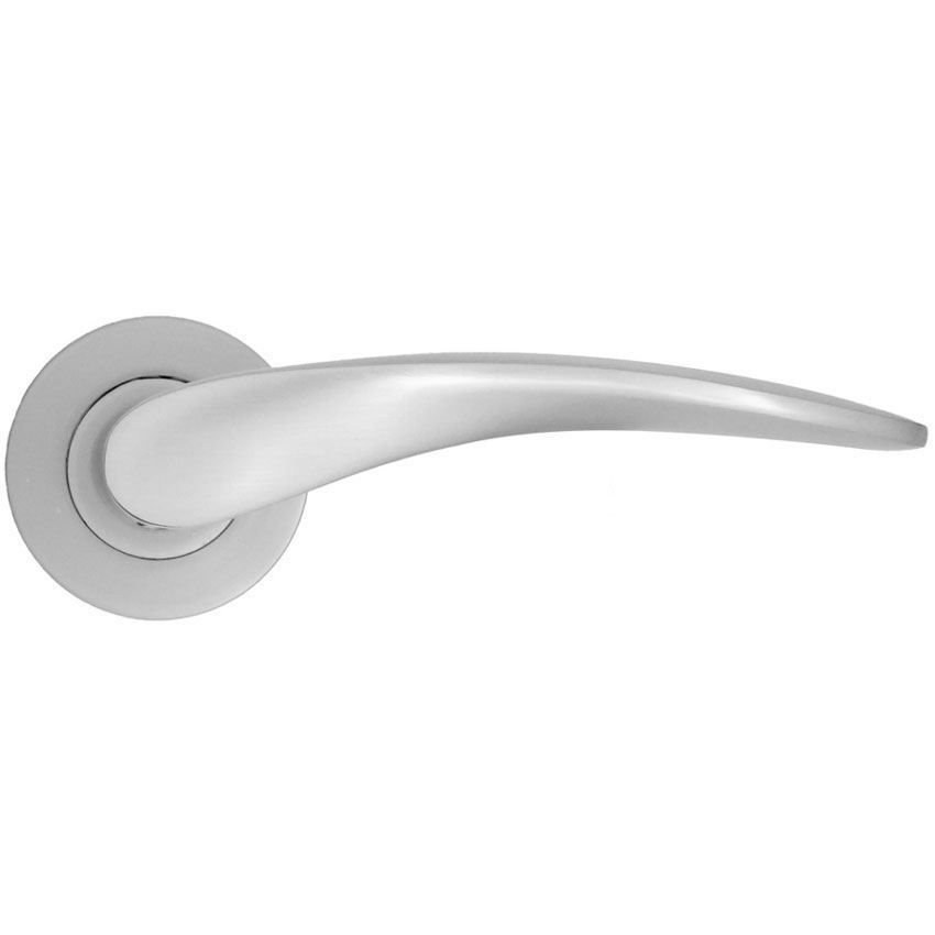 Merida Lever on a Rose in Satin Chrome - ZPA070-SC 