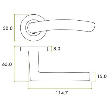 Santiago Bathroom Door Pack - ZPA020-MBWC 