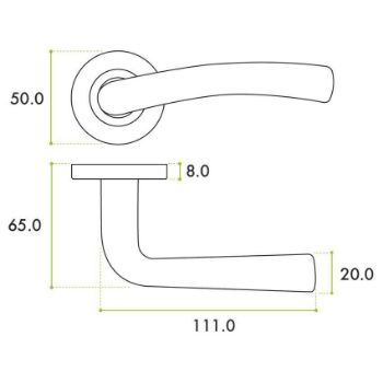 Seville Bathroom Door Pack - ZPA050-SCWC