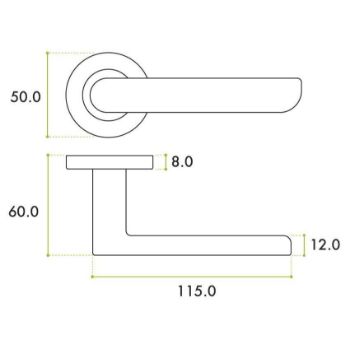 Valencia Bathroom Door Pack - ZPA040-CPWC