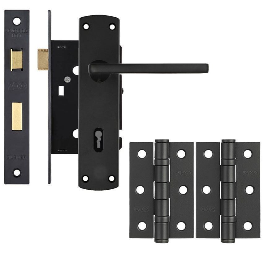 Leon Locking Door Pack - ZPA011-MBLK 