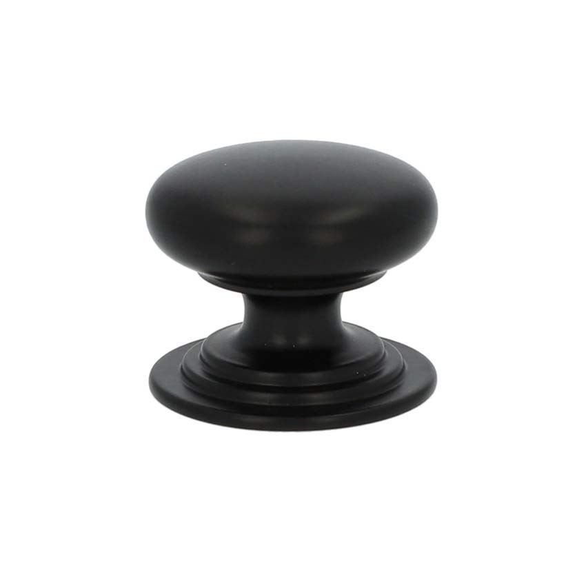 Alexander and Wilks Waltz Round Cupboard Knob on Stepped Rose - AW825-BL 