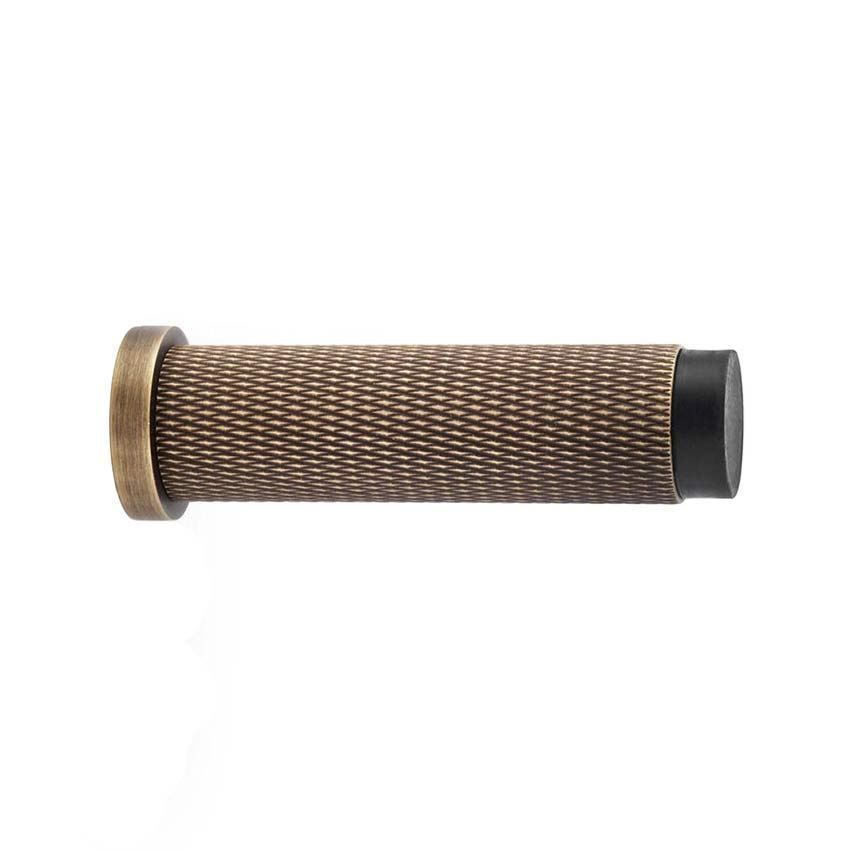 Alexander and Wilks knurled cylinder door stop - AW600AB