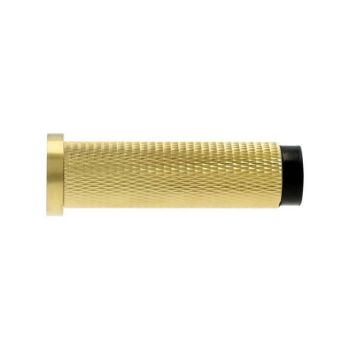 Alexander and Wilks knurled cylinder door stop - AW600SBPVD  Alexander and Wilks knurled cylinder door stop - AW600SBPVD