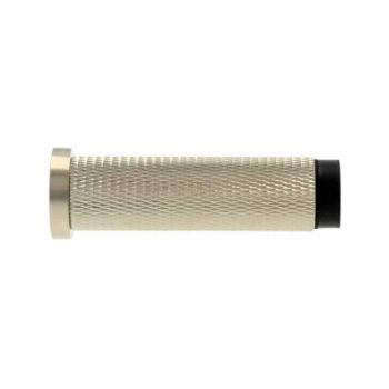 Alexander and Wilks knurled cylinder door stop - AW600SNPVD  Alexander and Wilks knurled cylinder door stop - AW600SNPVD