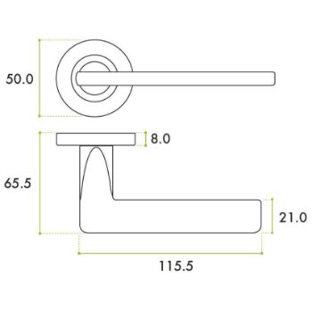 Leon Locking Door Pack - ZPA010-MBLK