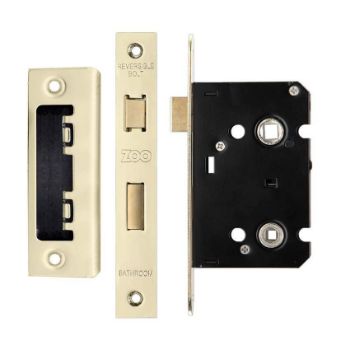 Bathroom Door Lock in Satin Stainless Steel - ZBC76EB