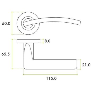 Toledo Bathroom Door Pack - ZPA030-MBWC