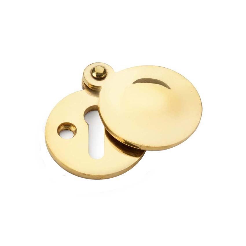 Alexander and Wilks Standard Key Profile Round Escutcheon with Harris Design Cover - AW381-UB 