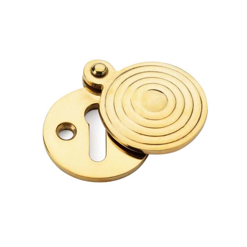 Alexander and Wilks Standard Key Profile Round Escutcheon with Christoph Design Cover - AW382-UB 