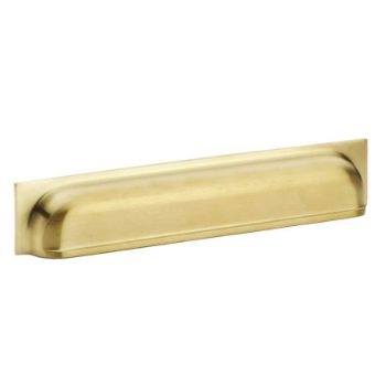 Alexander and Wilks Quantock Cup Pull Handle - Satin Brass - AW906SBPVD