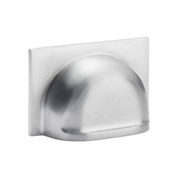 Alexander and Wilks Quantock Cup Pull Handle - Satin Chrome - AW907SC