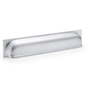Alexander and Wilks Quantock Cup Pull Handle - Satin Chrome - AW905SC