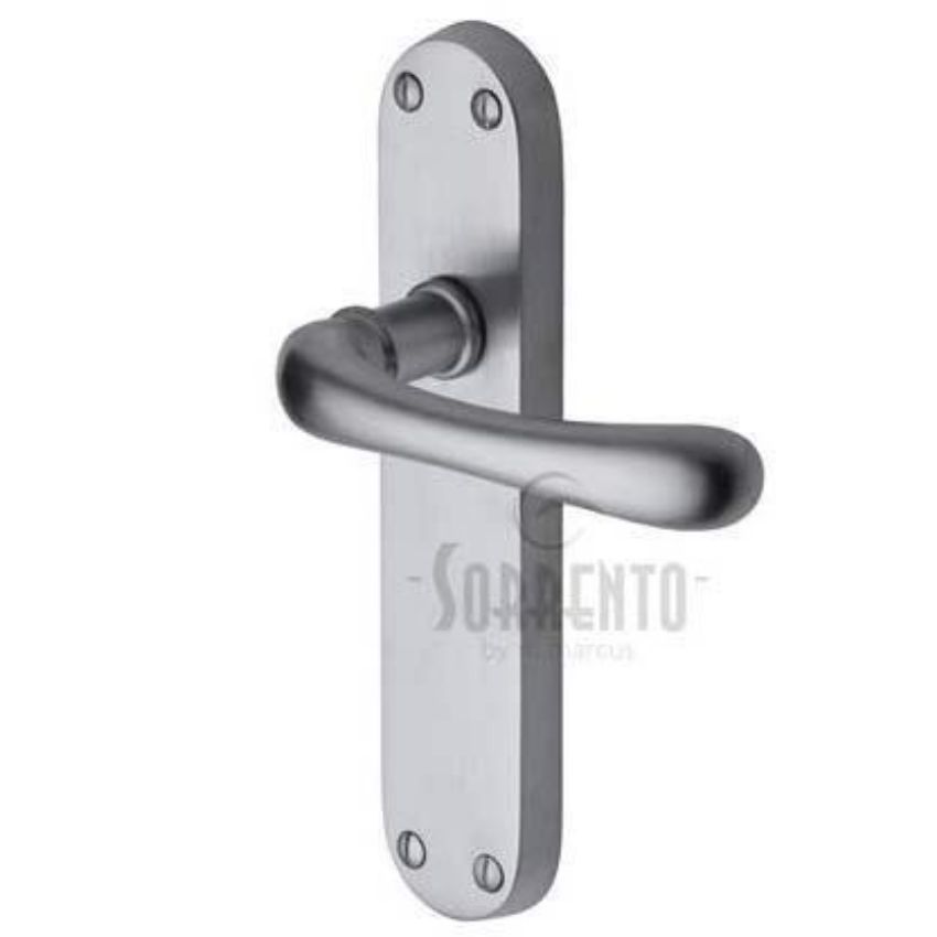 Sorrento Door Handle Lever Latch Donna Design Satin Chrome finish