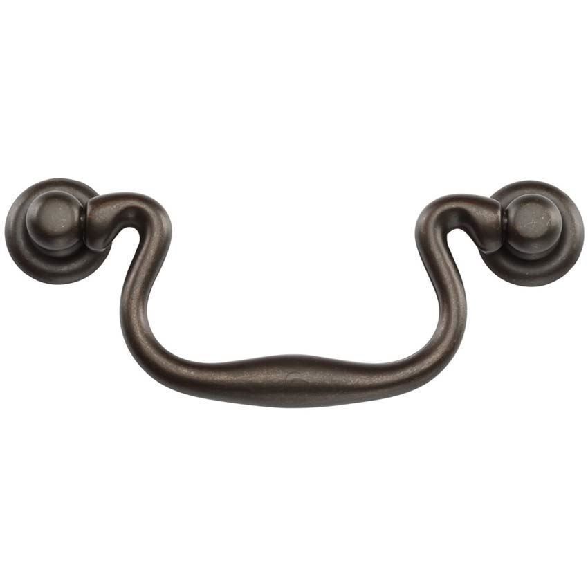 Classic Swan Drawer Drop Pull in Matt Bronze - TK3019-LBN 