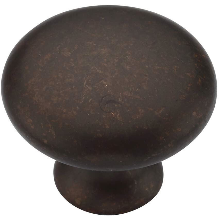 Classic Round Cabinet Knob in Matt Bronze - TK4226-LBN