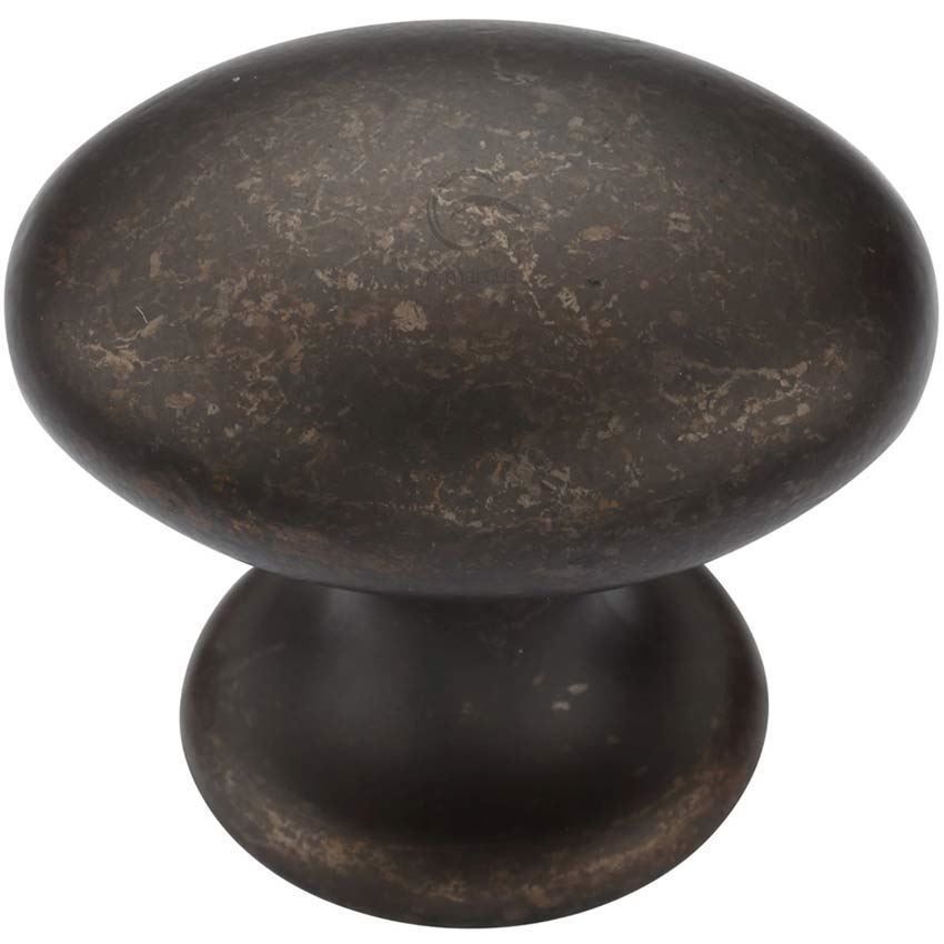 Classic Oval Knob in Matt Bronze - TK4462-040-LBN