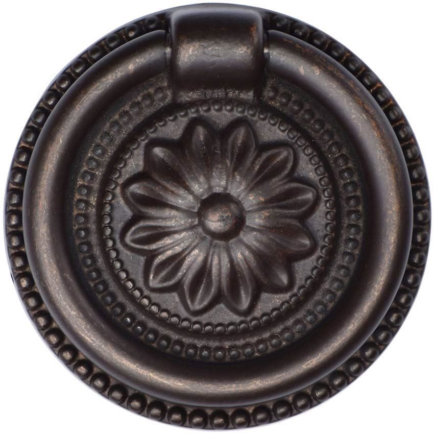 Floral Ring Pull in Matt Bronze - TK2224-LBN 