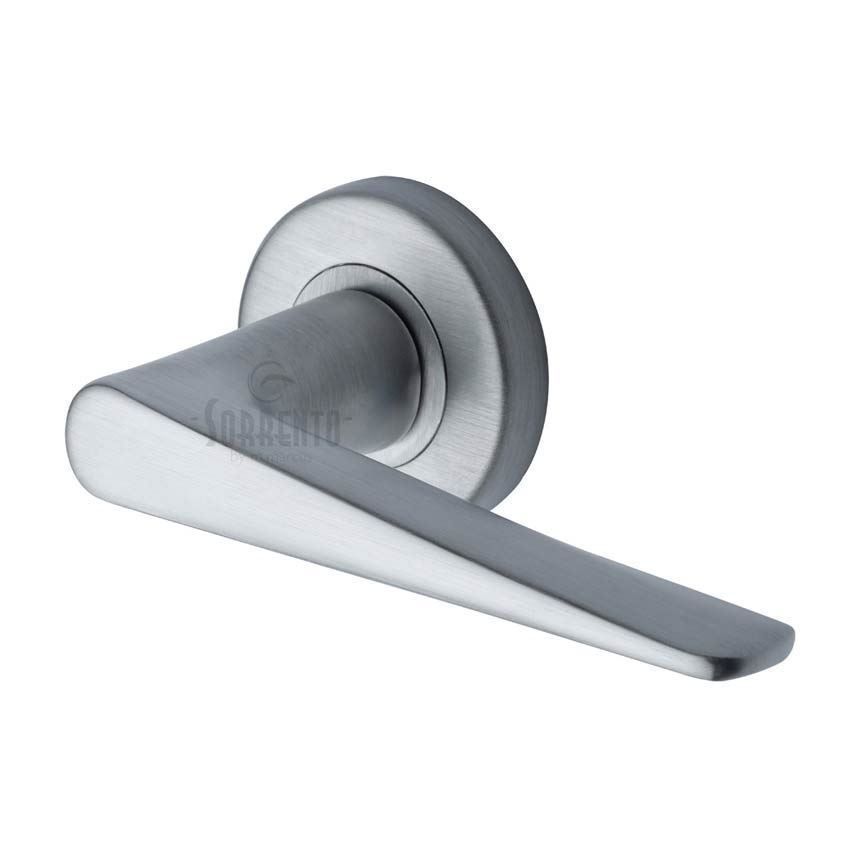 Sorrento Amalfi Door Handles in Satin Chrome - SC-2059-SC