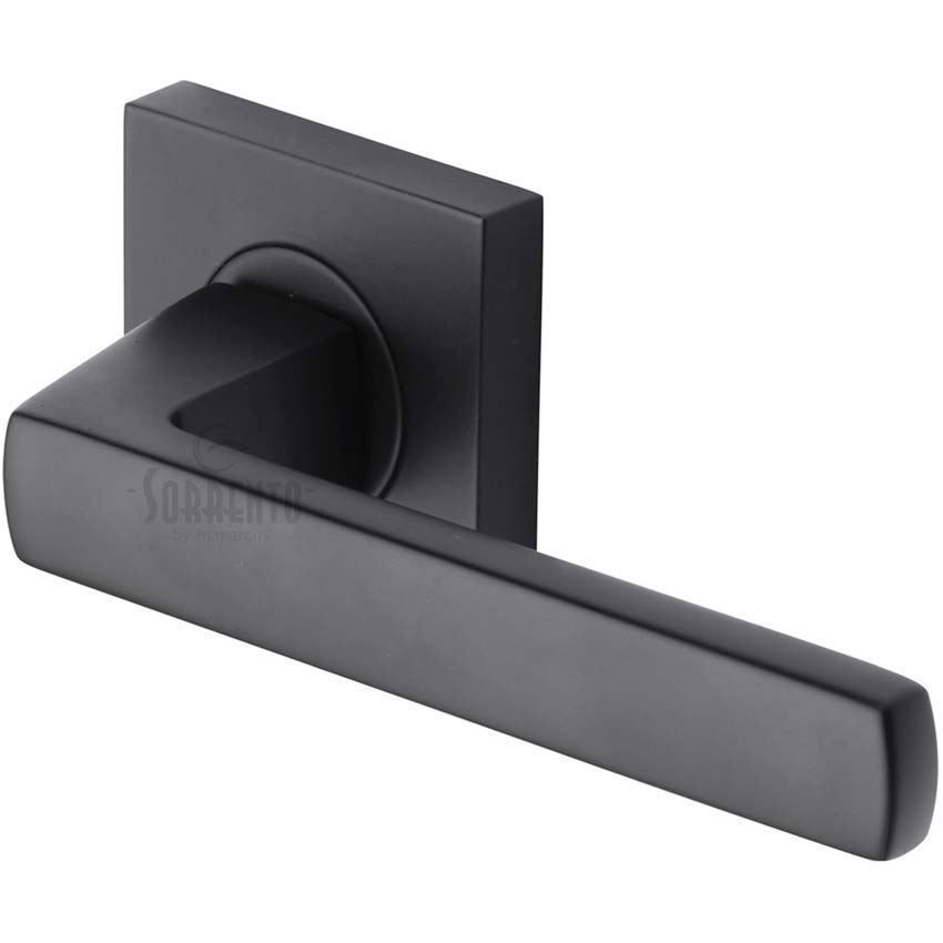 Axis Door Handles in a Matt Black Finish - SC-4062-BLK