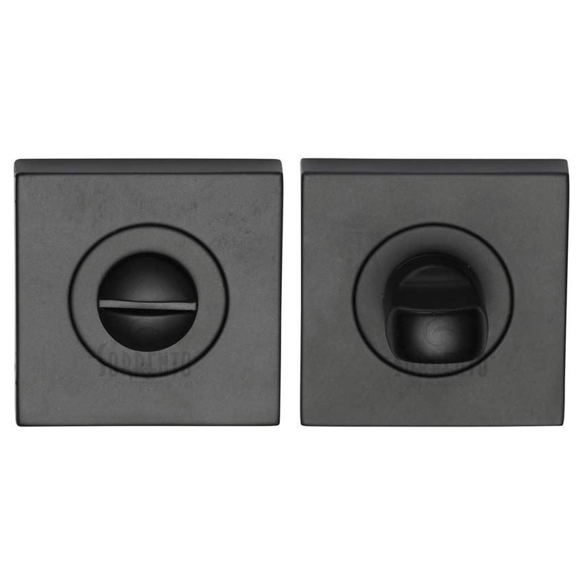 Sorrento square bathroom turn and release in matt black - SC-SQ0195-BLK